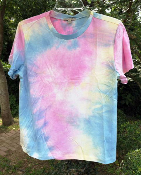 Tie Dye + Print Top