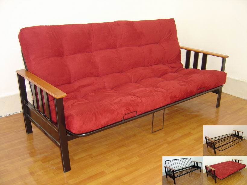 30 inches Arm Futon With Wood Top