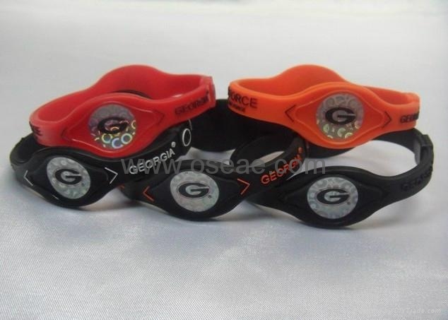 Custom NCAA Collegiate Power Force Bracelets