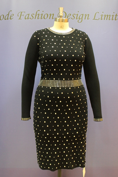 Ladies Knitted Long Dress