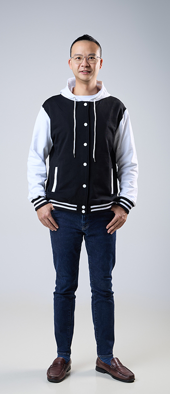 Black White Casual Jacket