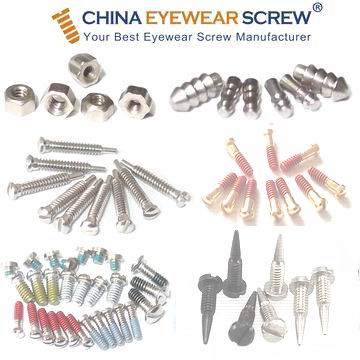 Optical Screw; Eyewear Screw; Optical Nut; Optical Pin; Nylok Coated Screw; Gold Screw