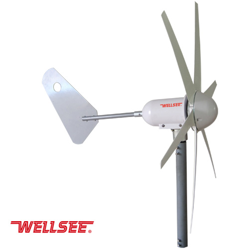 300w Wind Turbine (six-bladed Wind Turbine/ A Horizontal Axis)