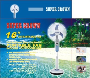 Emergency Rechargeable Fan Solar Fan
