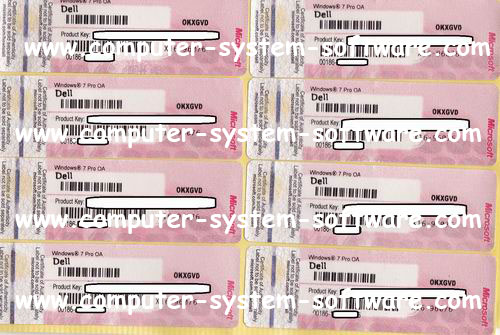 wholesale price genuine win 7 pro oem coa key sticker