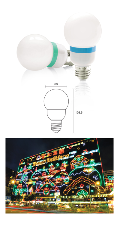 LED Color Light Bulb