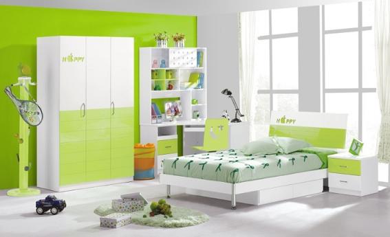 Sell Mdf Green Teen Children Bedroom Furniture