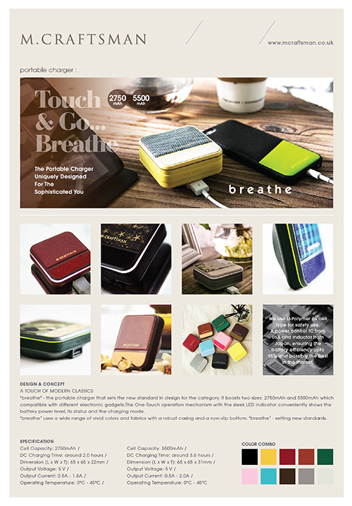 Breathe 5500mAh Rechargeable Battery