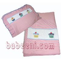 Sell Pink Smocked Sheet Set -SS 008