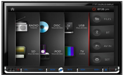 7 inches 2Din In-Dash Dvd Player