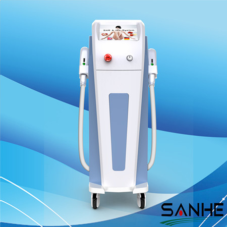 Multifunction hair removal/skin rejuvenation/pigment removal machine