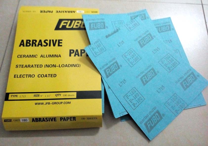 L715 sandpaper 180# from tianjin Jinfubo