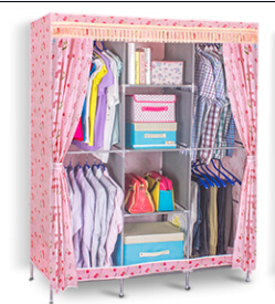 Bedroom folding closet,fabric wardrobe,folding cabinet
