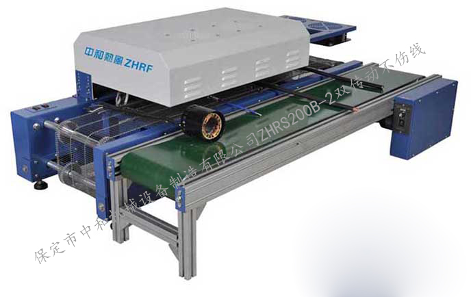 Continuous heat shrinkable machine
