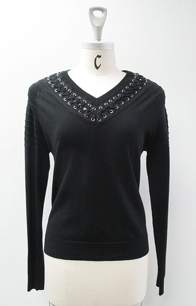 Ladies' Wool/ Cotton Knitted Pullover