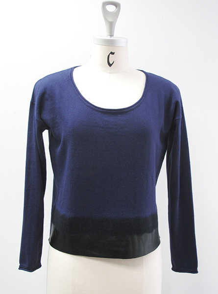 Ladies' Cotton/ Rayon/ Nylon Knitted Pullover