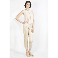 T-1906038-1 Top: Beading Top, T-1906038-2 Cotton Pants
