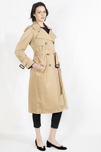 Cotton Trenchcoat with Belt