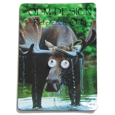 Rubber magnet with printing