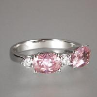 SILVER RING W/CZ STONE