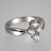SILVER RING W/CZ STONE