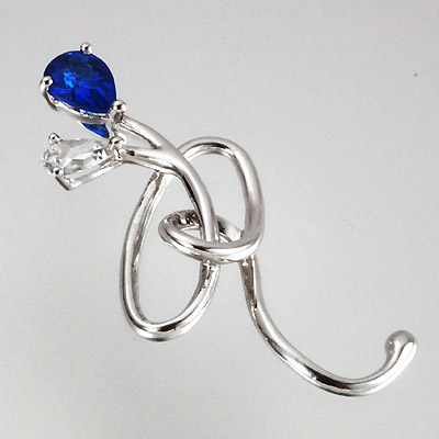 SILVER PENDANT W/CZ STONE