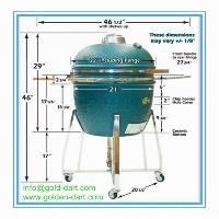 Unique 21' Kamado Bbq Grills