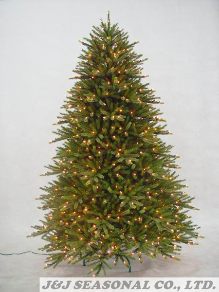 7.5' PVC & BRISTLE Mixed Tree