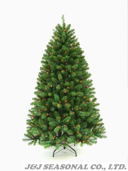 7' PVC & BRISTLE Mixed Tree