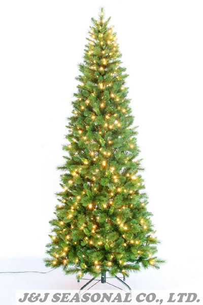 7.5' PVC & BRISTLE Mixed Tree