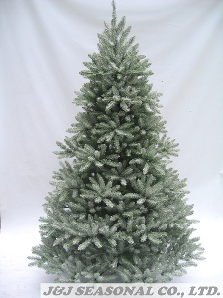 7.5' PVC Snowy Tree