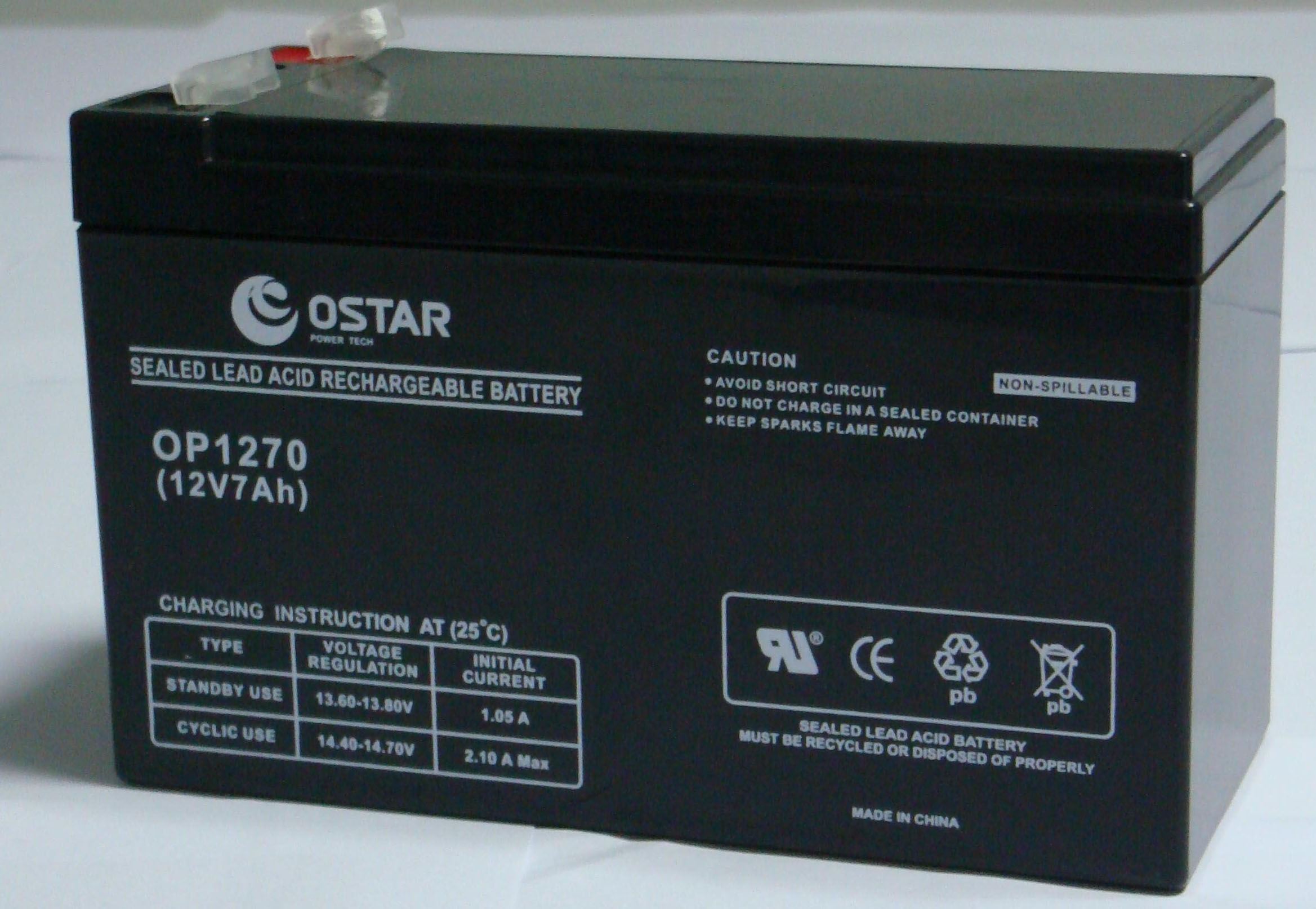 Sla Battery-12v7ah Op1270(i)