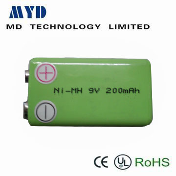 9v 250mah Ni-mh Rechargeable Battery With High Quality