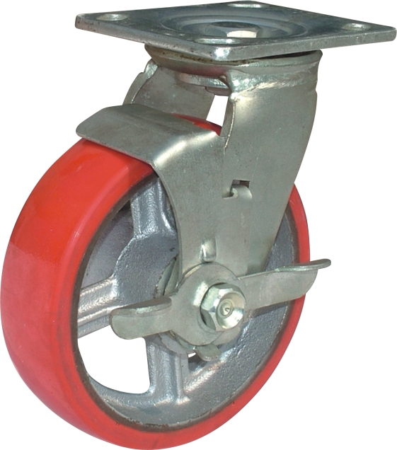 Heavy Duty-pu Cast Iron Wheel