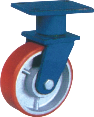 Extra Heavy Duty-pu Cast Iron Wheel