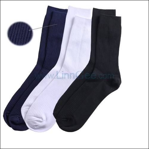 Combed Cotton Crew Mens Socks