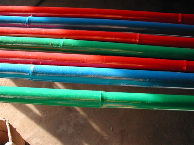 Wholesales Plastic Coated Bamboo Poles Stakes Made In China For Dress Dryer, Broom Handle Diam 20-25