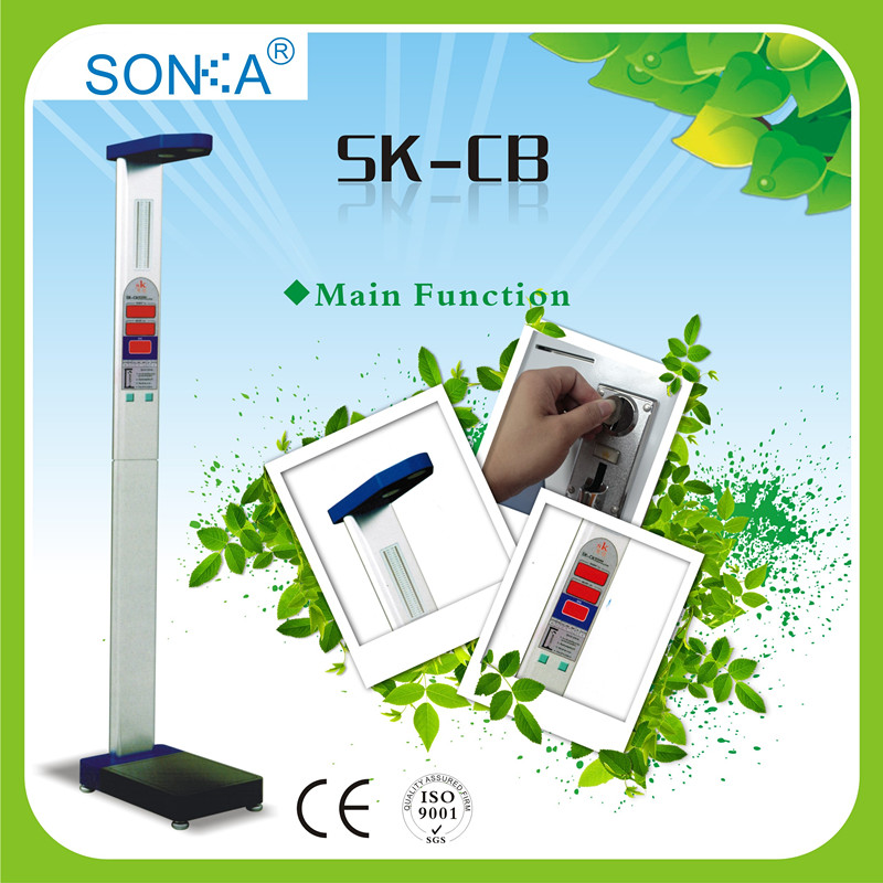 Top Selling Sk-cb-001 Coin Operated Digital Weight Scales Machine Weight Sensor