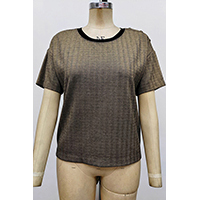 Women's Jacquard-knit Top