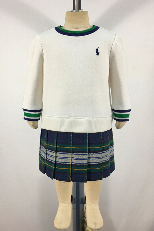 Infant Tartan Cotton Dress & Bloomer