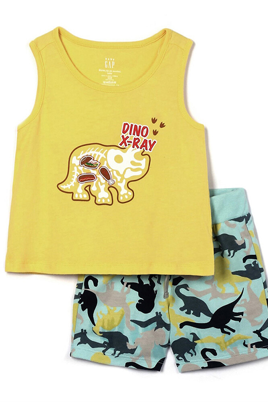 Infant Sleeveless T-shirt Set