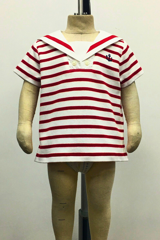 Infant Cotton Interlock Sailor Top