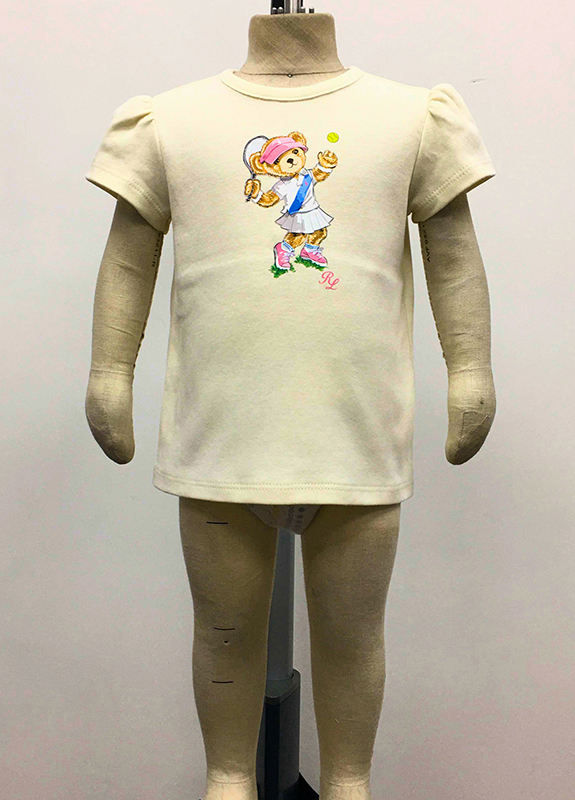 Infant Teddy Bear Printed T-shirt