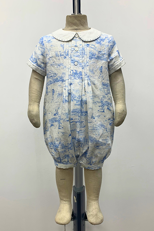 Infant Linen Bubble Shortall