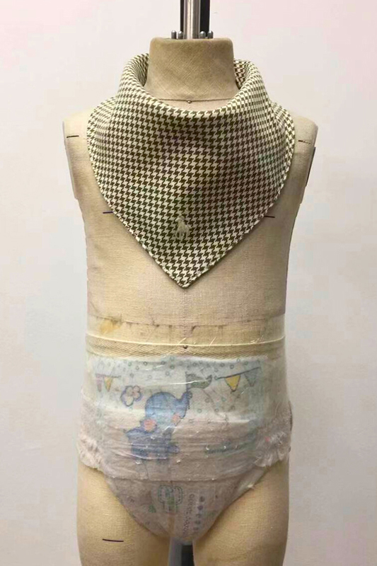 Baby Houndstooth Bib