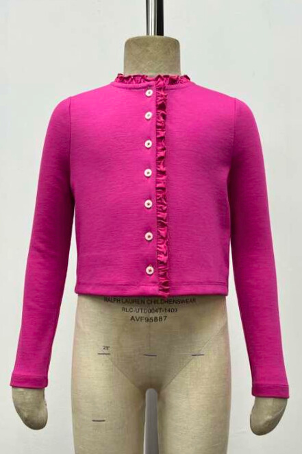 Girl's Button Cardigan