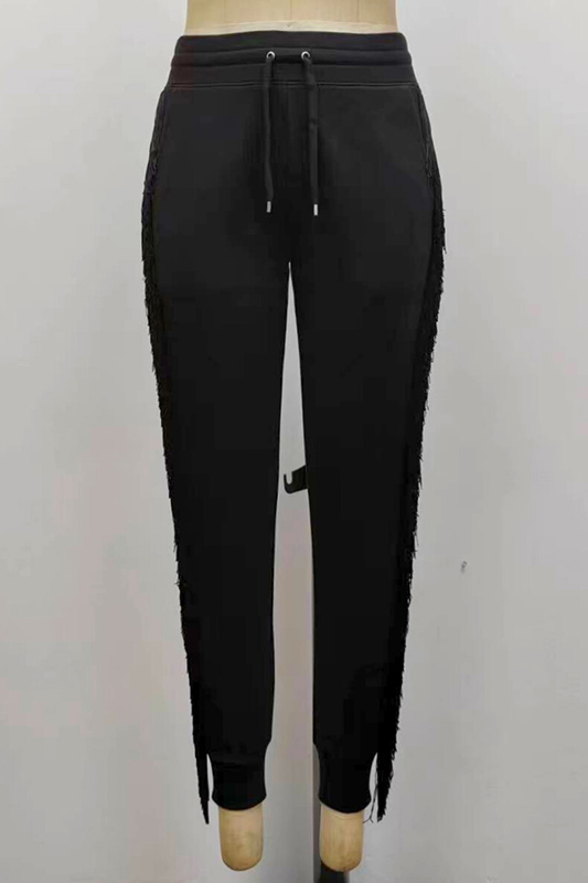 Women's Split Tassel Sweatpants