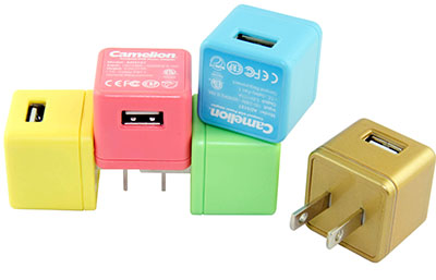 Colorful Single USB Wall Charger