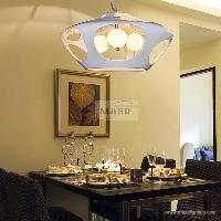 Sell Fashion 60w Resin pendant lamp for dining room bar indoor lighting factory without source