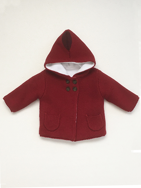 Hooded Cardigan with Fleece Lining